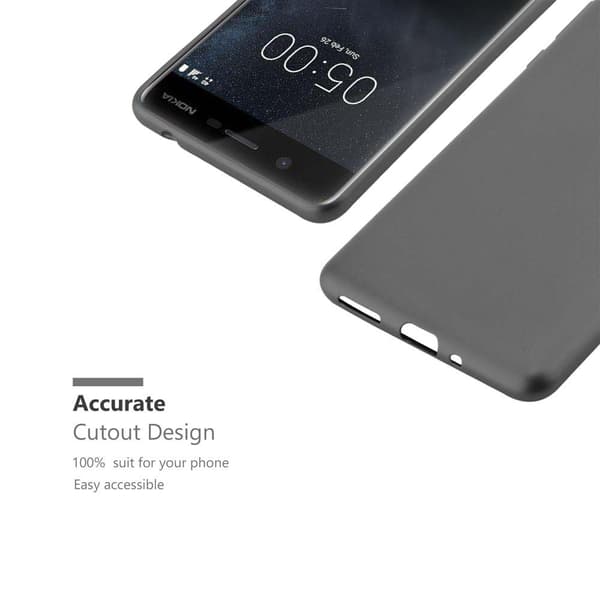Deksel til Nokia 5 2017 Beskyttelsesdeksel laget av fleksibelt TPU-silikon