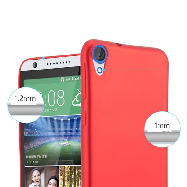 Deksel til HTC Desire 820 Beskyttelsesdeksel laget av fleksibelt TPU-silikon