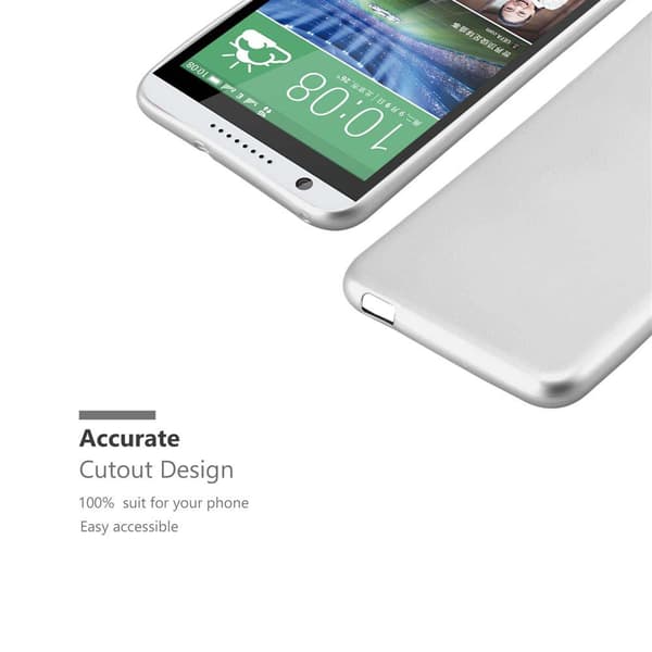 Deksel til HTC Desire 820 Beskyttelsesdeksel laget av fleksibelt TPU-silikon
