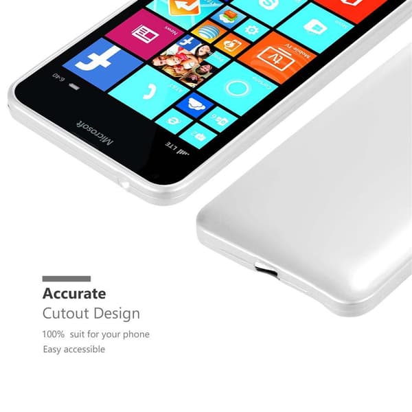 Deksel til Nokia Lumia 640 XL Beskyttelsesdeksel laget av fleksibelt TPU-silikon