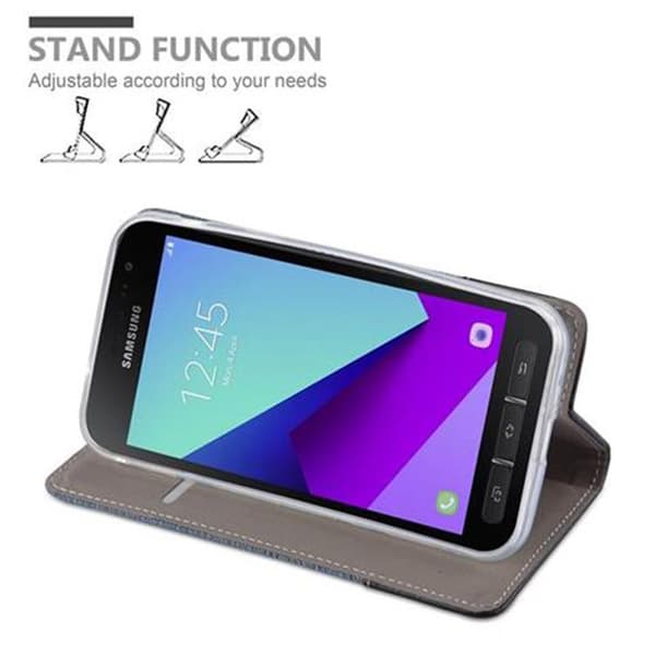 Samsung Galaxy XCover 4 / XCover 4s Skal Plånboksfodral med magnetisk stängning, ståfunktion och kortficka