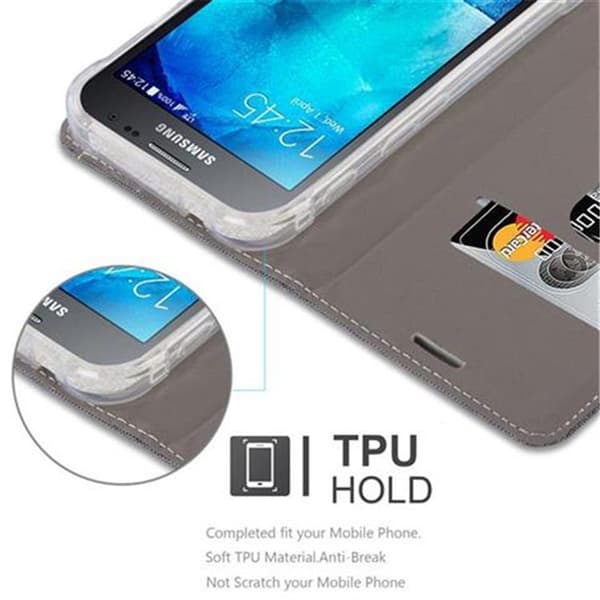 Deksel til Samsung Galaxy XCover 3 Lommebokdeksel med magnetisk lukking, stativfunksjon og kortlomme