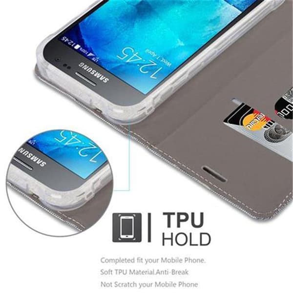Deksel til Samsung Galaxy XCover 3 Lommebokdeksel med magnetisk lukking, stativfunksjon og kortlomme