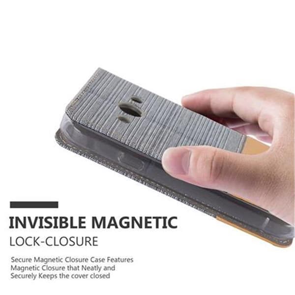Deksel til Samsung Galaxy XCover 3 Lommebokdeksel med magnetisk lukking, stativfunksjon og kortlomme