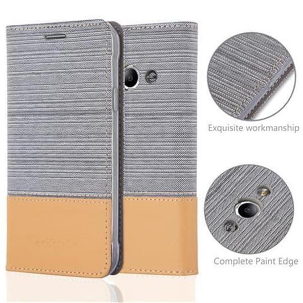 Deksel til Samsung Galaxy XCover 3 Lommebokdeksel med magnetisk lukking, stativfunksjon og kortlomme