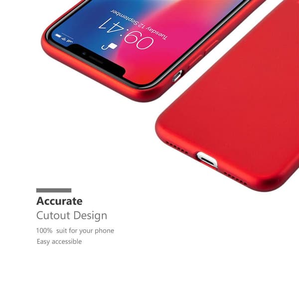 Deksel til iPhone X / XS Beskyttelsesdeksel laget av fleksibelt TPU-silikon