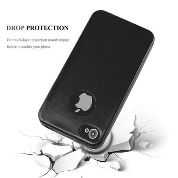 Deksel til iPhone 4 / 4S Beskyttelsesdeksel laget av fleksibelt TPU-silikon