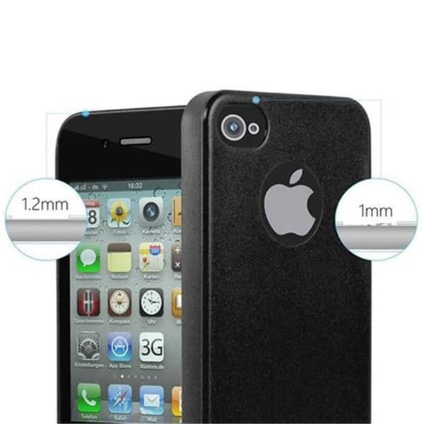 Deksel til iPhone 4 / 4S Beskyttelsesdeksel laget av fleksibelt TPU-silikon