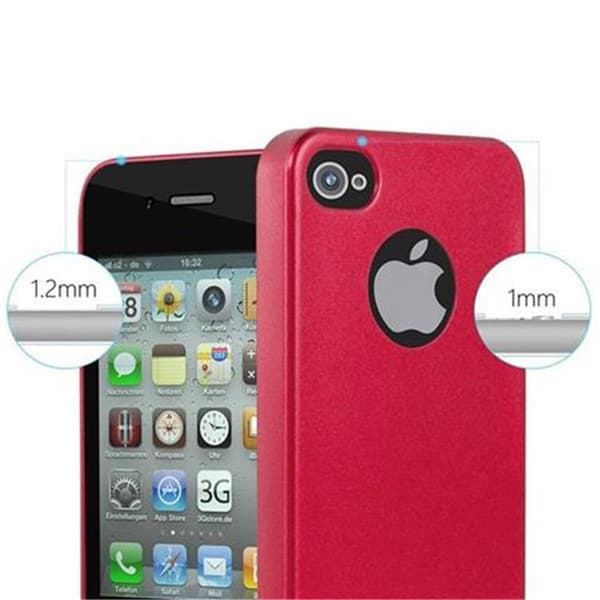 Deksel til iPhone 4 / 4S Beskyttelsesdeksel laget av fleksibelt TPU-silikon