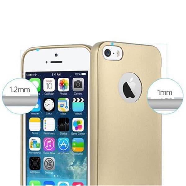 Deksel til iPhone 5 / 5S / SE 2016 Beskyttelsesdeksel laget av fleksibelt TPU-silikon