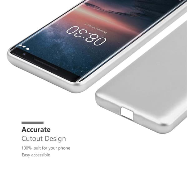 Nokia 8 Sirocco Skal Fodral Mobilskydd av flexibelt TPU-silikon