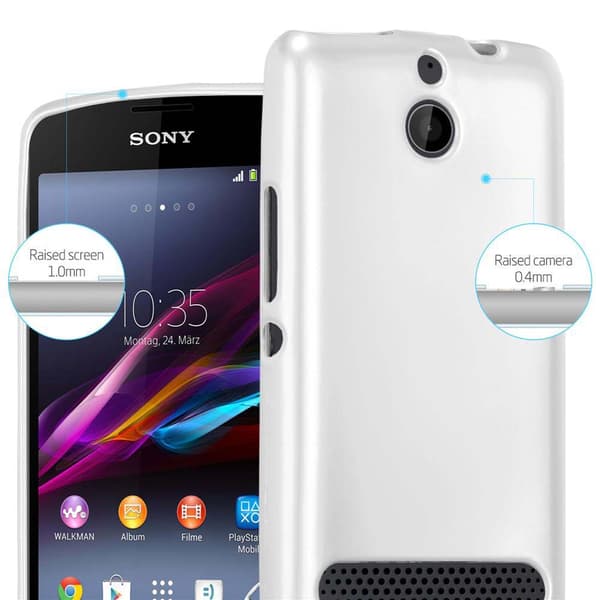 Sony Xperia E1 Skal Fodral Mobilskydd av flexibelt TPU-silikon