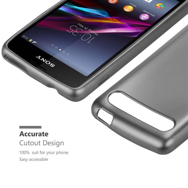 Sony Xperia E1 Skal Fodral Mobilskydd av flexibelt TPU-silikon