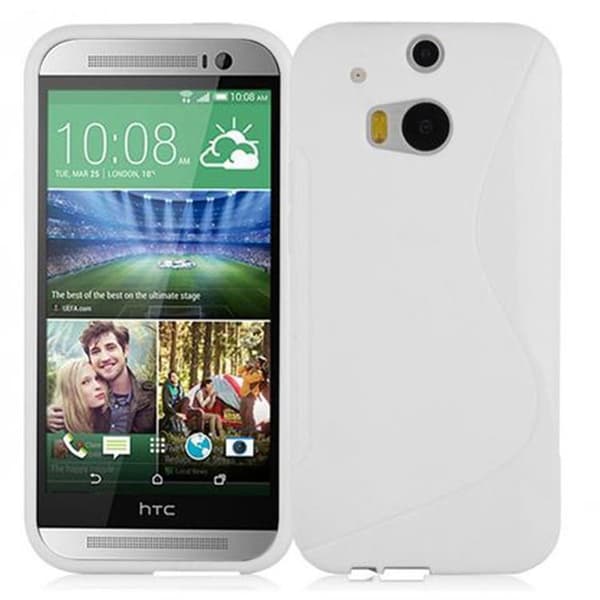 HTC ONE M8 Suojakuori Suojakotelo joustavasta TPU-silikonista S-Line-muotoilussa