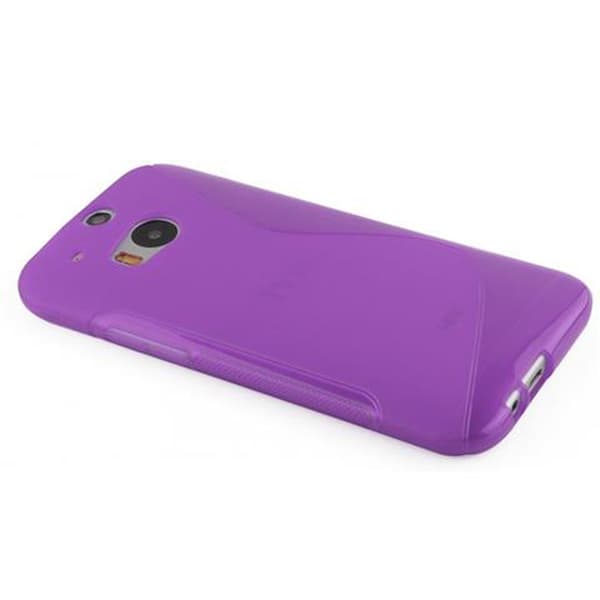 HTC ONE M8 Suojakuori Suojakotelo joustavasta TPU-silikonista S-Line-muotoilussa