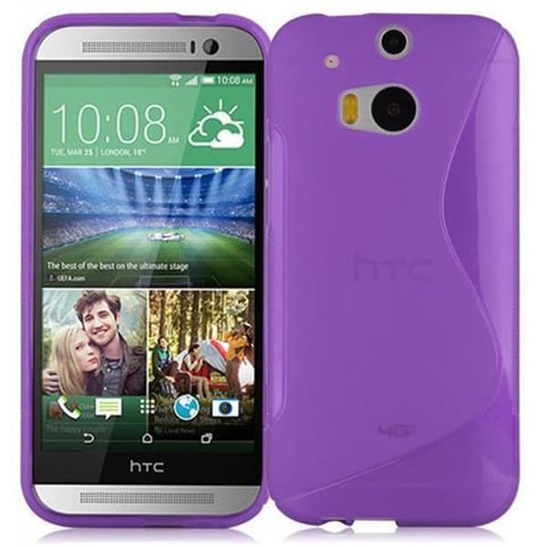 HTC ONE M8 Suojakuori Suojakotelo joustavasta TPU-silikonista S-Line-muotoilussa