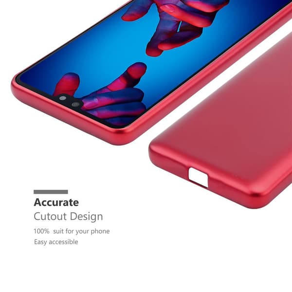 Deksel til Huawei P20 Beskyttelsesdeksel laget av fleksibelt TPU-silikon