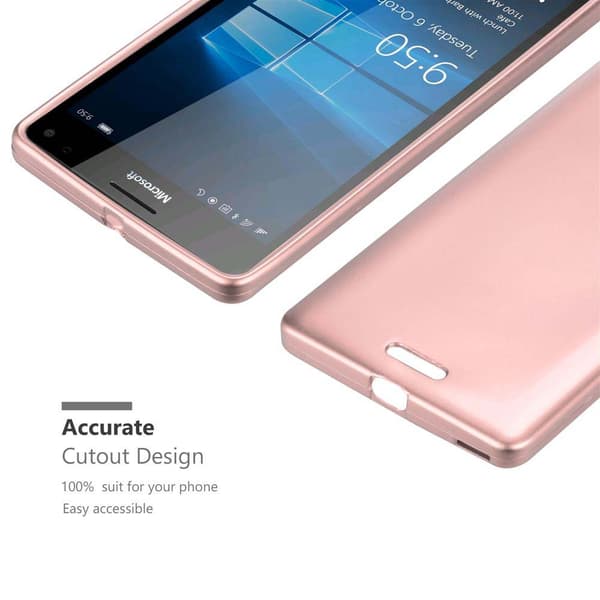 Nokia Lumia 950 XL Skal Fodral Mobilskydd av flexibelt TPU-silikon
