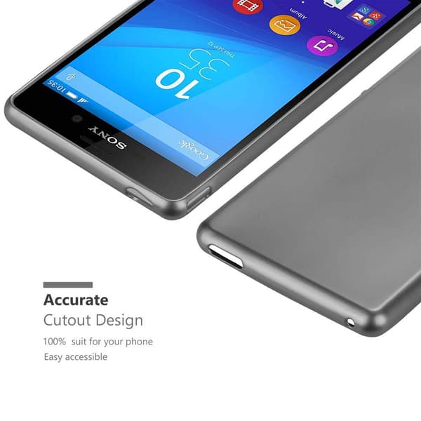 Deksel til Sony Xperia M4 AQUA Beskyttelsesdeksel laget av fleksibelt TPU-silikon