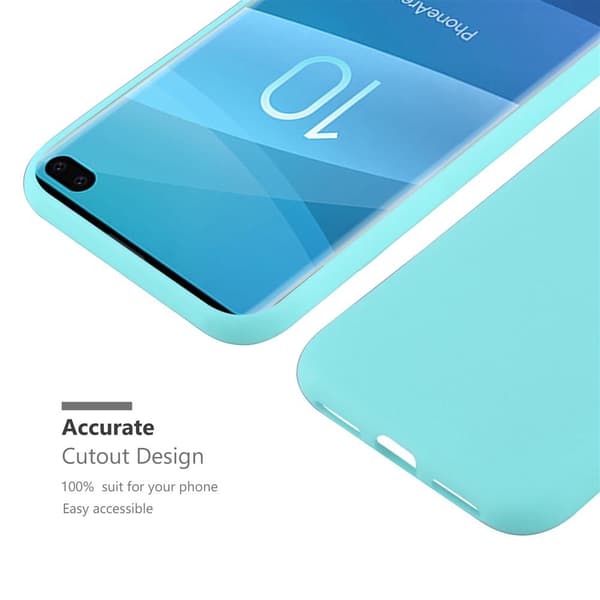 Samsung Galaxy S10 PLUS Skal Fodral Case Cover Mobilskydd av flexibelt TPU-silikon