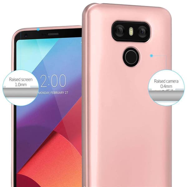 LG G6 Skal Fodral Mobilskydd av flexibelt TPU-silikon