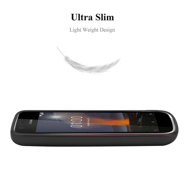 Nokia 1 2018 Skal Fodral Mobilskydd av flexibelt TPU-silikon