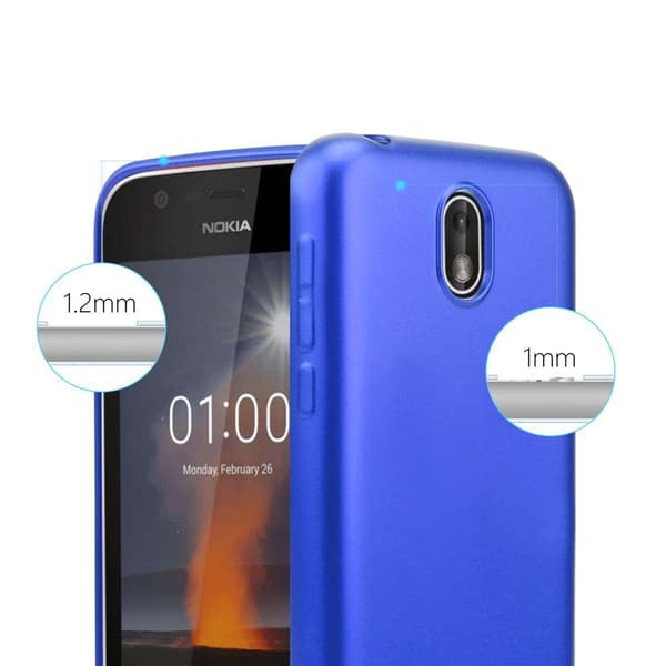 Nokia 1 2018 Skal Fodral Mobilskydd av flexibelt TPU-silikon