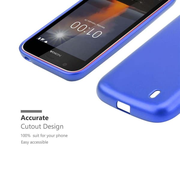 Nokia 1 2018 Skal Fodral Mobilskydd av flexibelt TPU-silikon