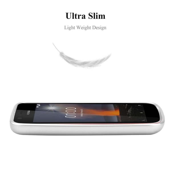 Nokia 1 2018 Skal Fodral Mobilskydd av flexibelt TPU-silikon