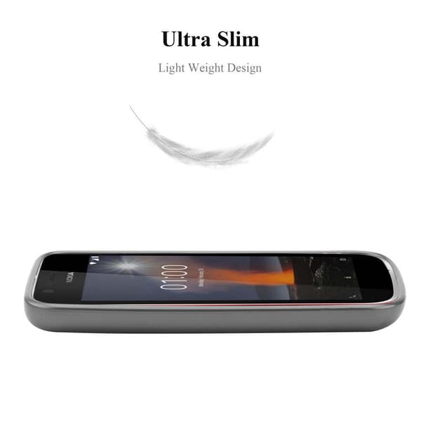 Nokia 1 2018 Skal Fodral Mobilskydd av flexibelt TPU-silikon