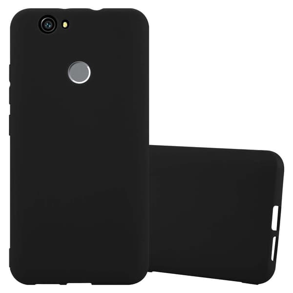 Huawei NOVA Skal Fodral Case Cover Mobilskydd av flexibelt TPU-silikon CANDY SVART