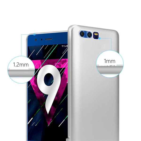 Deksel til Honor 9 Beskyttelsesdeksel laget av fleksibelt TPU-silikon