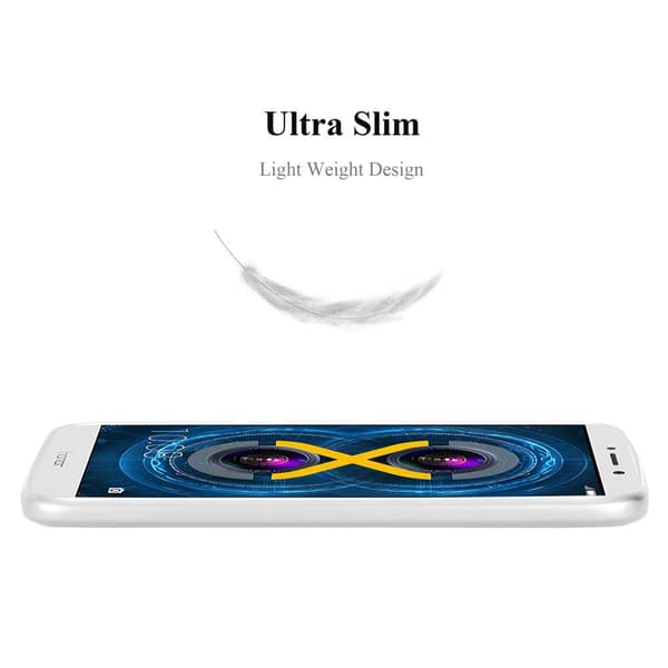 Deksel til Huawei MATE 9 LITE / GR5 2017 / Honor 6X Beskyttelsesdeksel laget av fleksibelt TPU-silikon
