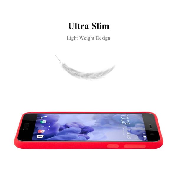 HTC U PLAY Skal Fodral Mobilskydd av flexibelt TPU-silikon