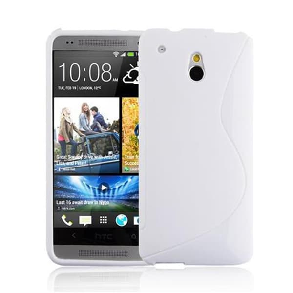 HTC ONE M4 MINI Suojakuori Suojakotelo joustavasta TPU-silikonista S-Line-muotoilussa