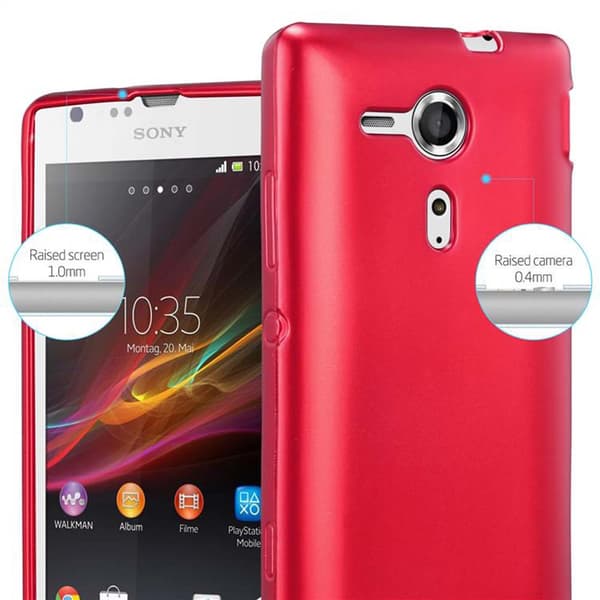 Deksel til Sony Xperia SP Beskyttelsesdeksel laget av fleksibelt TPU-silikon