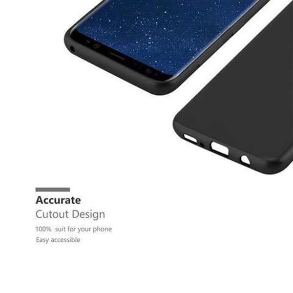 Deksel til Samsung Galaxy S8 Beskyttelsesdeksel laget av fleksibelt TPU-silikon