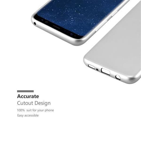 Deksel til Samsung Galaxy S8 Beskyttelsesdeksel laget av fleksibelt TPU-silikon