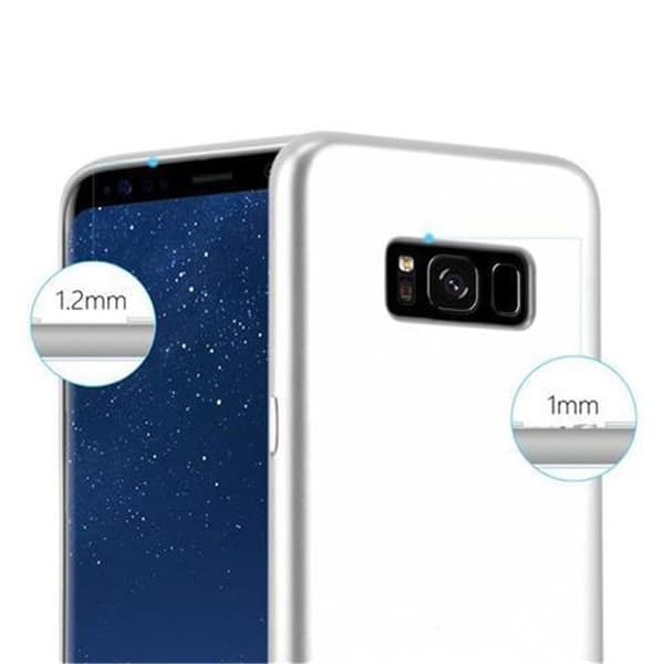 Deksel til Samsung Galaxy S8 Beskyttelsesdeksel laget av fleksibelt TPU-silikon