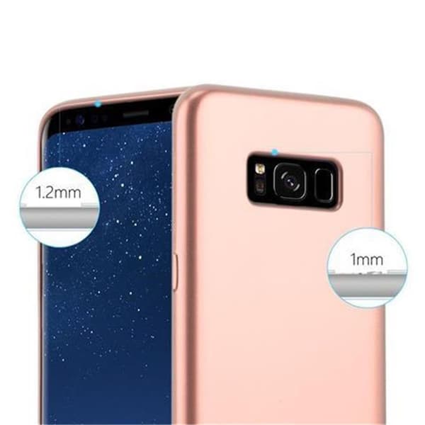 Deksel til Samsung Galaxy S8 Beskyttelsesdeksel laget av fleksibelt TPU-silikon