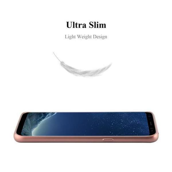 Deksel til Samsung Galaxy S8 Beskyttelsesdeksel laget av fleksibelt TPU-silikon