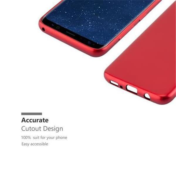 Deksel til Samsung Galaxy S8 Beskyttelsesdeksel laget av fleksibelt TPU-silikon