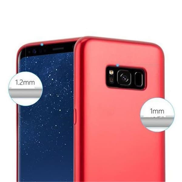 Deksel til Samsung Galaxy S8 Beskyttelsesdeksel laget av fleksibelt TPU-silikon