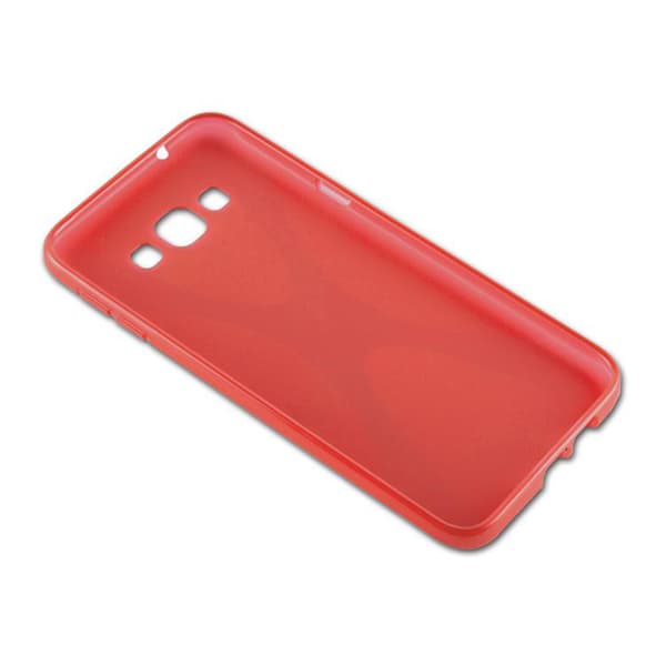 Samsung Galaxy A8 2015 Suojakuori Suojakotelo joustavasta TPU-silikonista X-Line-muotoilussa