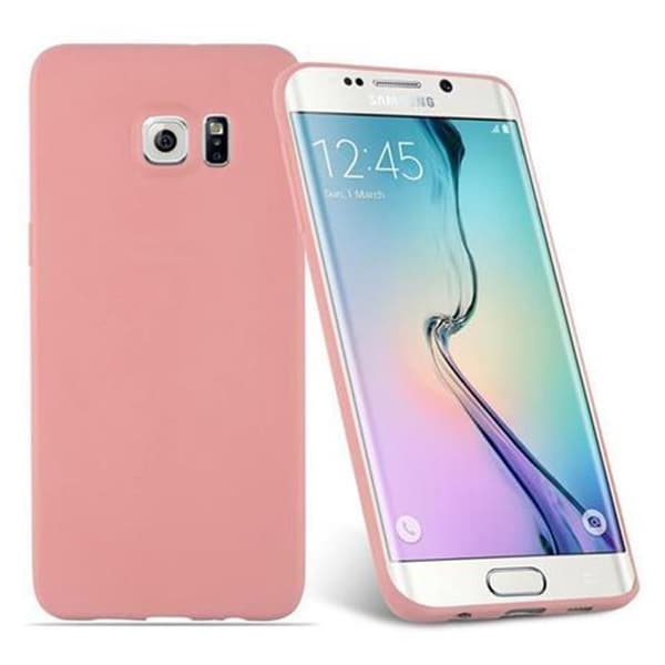 Samsung Galaxy S6 EDGE Skal Fodral Case Cover Mobilskydd av flexibelt TPU-silikon