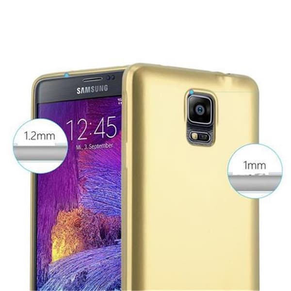 Deksel til Samsung Galaxy NOTE 4 Beskyttelsesdeksel laget av fleksibelt TPU-silikon