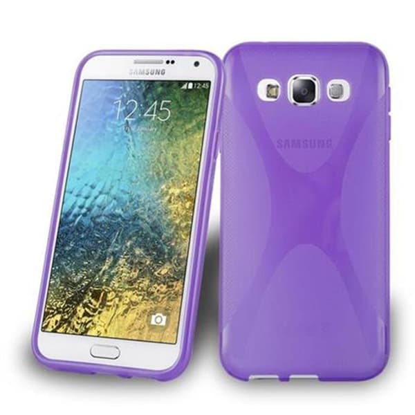 Samsung Galaxy E5 Skal Fodral Skal Mobilskydd av flexibelt TPU-silikon