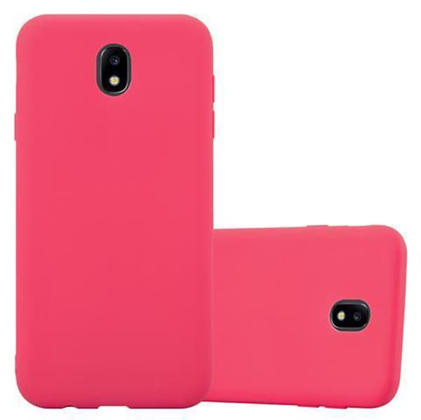 Deksel til Samsung Galaxy J5 2017 Silikondeksel CANDY RØDT