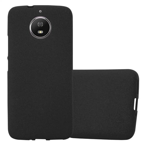 Motorola MOTO G5S Suojakuori Suojakotelo Case Cover FROST MUSTA