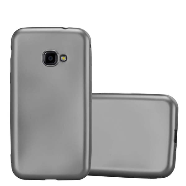 Samsung Galaxy XCover 4 / XCover 4s Skal Fodral Mobilskydd av flexibelt TPU-silikon METALLISKT GRÅ